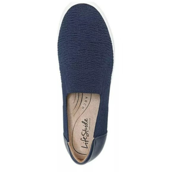 Life Stride Elektra Slip-ons Navy-8 - Picture 3 of 8